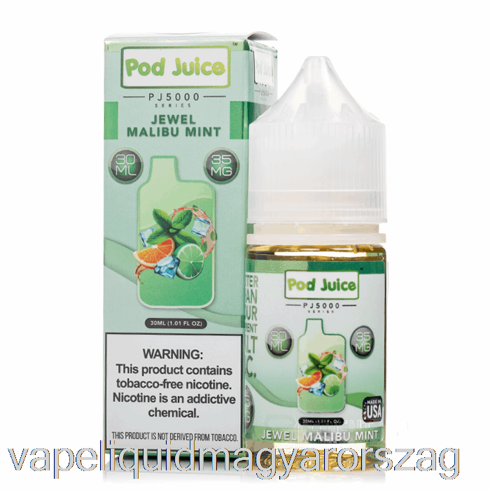 Jewel Malibu Menta - Hüvelylé Pj5000 - 30ml 35mg Vape Toll